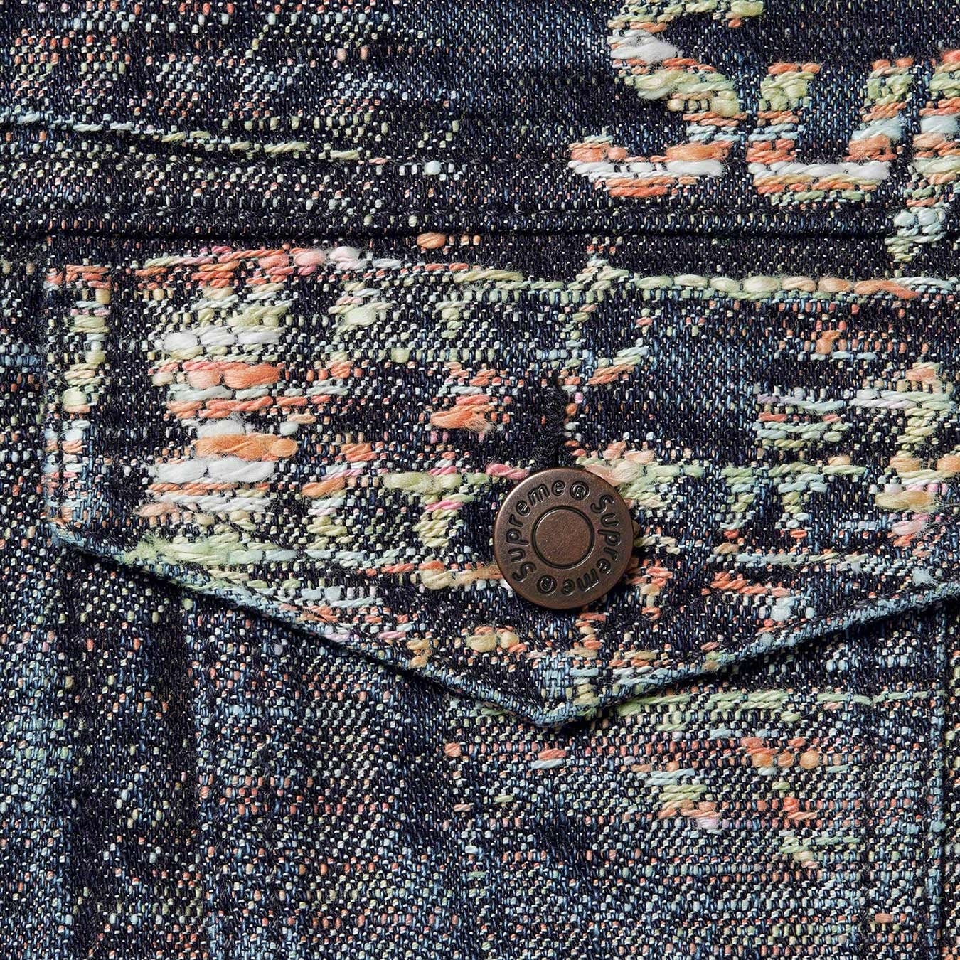 Archive Denim Jacquard Trucker Jacket view 3